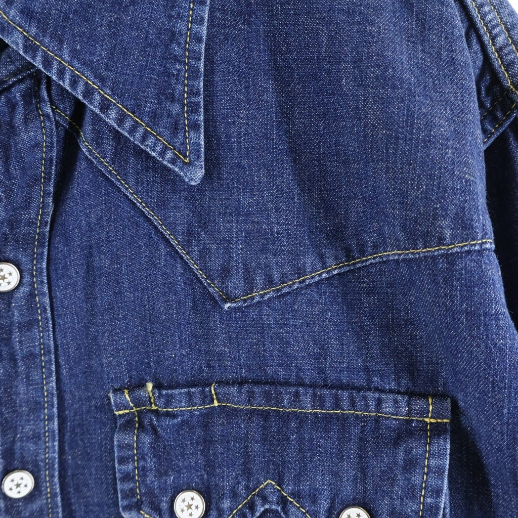 NEPENTHES(ネペンテス) HOGGS DENIM SHIRT ホッグス デニムシャツ 長袖シャツ コットン インディゴ