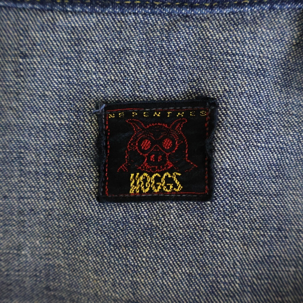 NEPENTHES(ネペンテス) HOGGS DENIM SHIRT ホッグス デニムシャツ 長袖シャツ コットン インディゴ