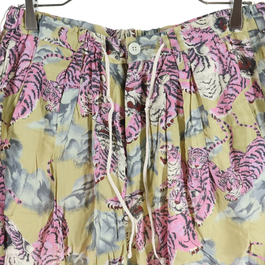 SEVESKIG(セヴシグ) 24SS ×NIPOALOHA Trousers HYAKUTORA トラウザーズ 虎柄 マルチカラー PT-SV-NYS-1004