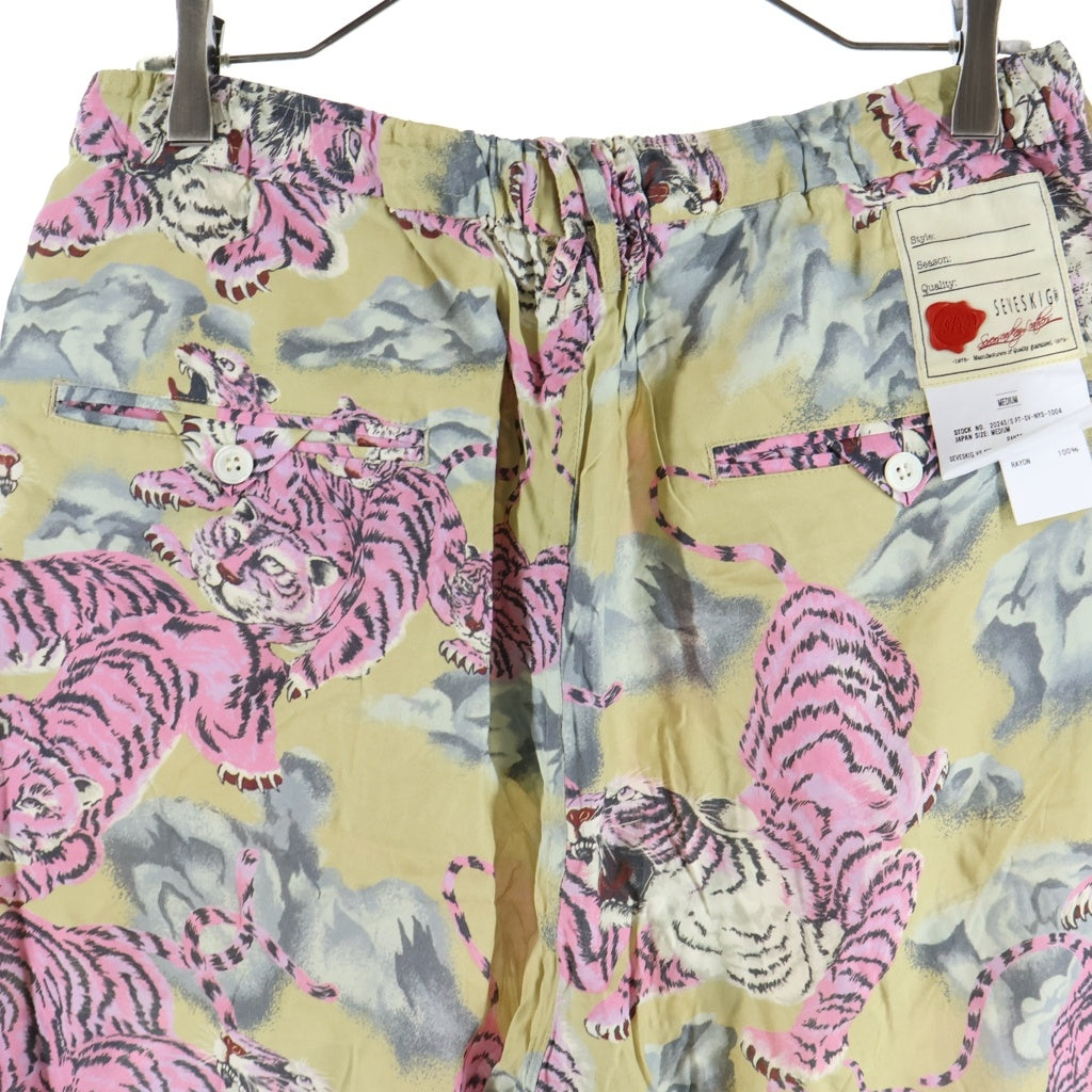 SEVESKIG(セヴシグ) 24SS ×NIPOALOHA Trousers HYAKUTORA トラウザーズ 虎柄 マルチカラー PT-SV-NYS-1004
