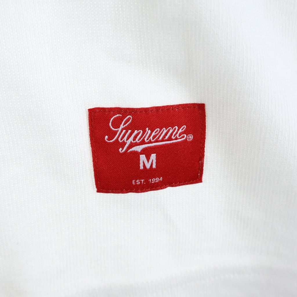 SUPREME(シュプリーム) 25SS Affiliated L/S Football Top フットボール 長袖Tシャツ カットソー ホワイト