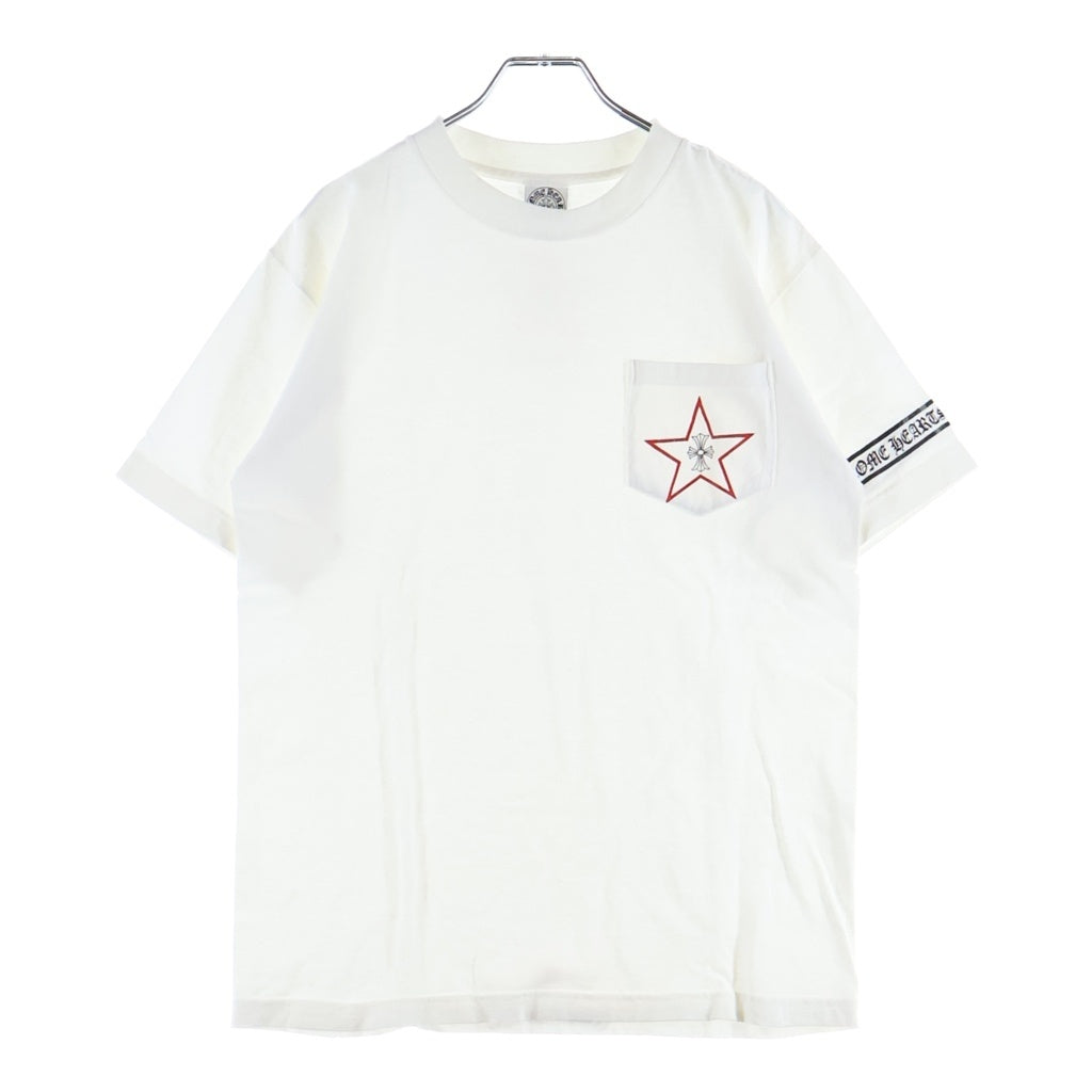 CHROME HEARTS(クロムハーツ) OLD スタープリント 半袖Tシャツ カットソー ホワイト