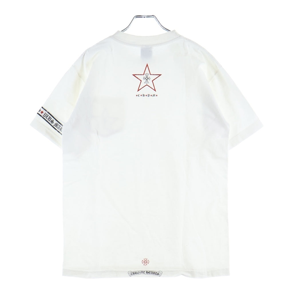 CHROME HEARTS(クロムハーツ) OLD スタープリント 半袖Tシャツ カットソー ホワイト