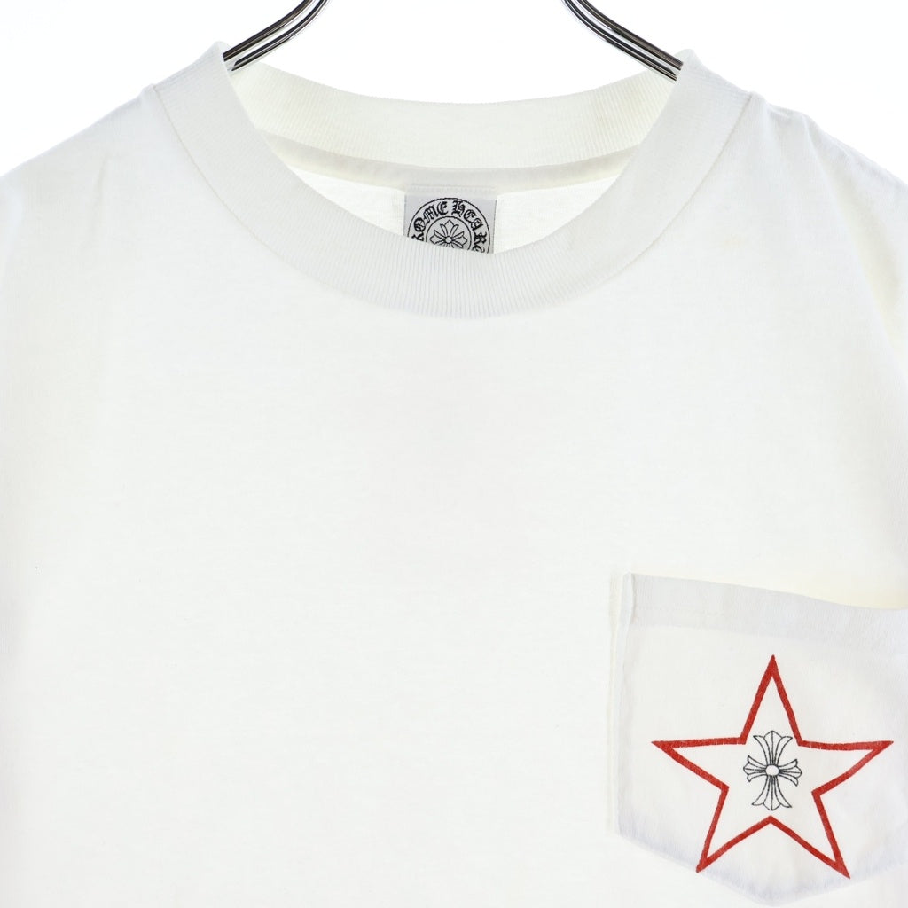 CHROME HEARTS(クロムハーツ) OLD スタープリント 半袖Tシャツ カットソー ホワイト