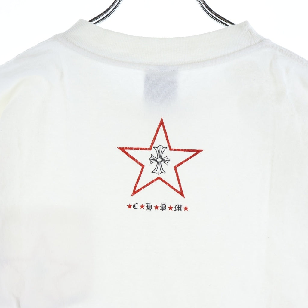 CHROME HEARTS(クロムハーツ) OLD スタープリント 半袖Tシャツ カットソー ホワイト