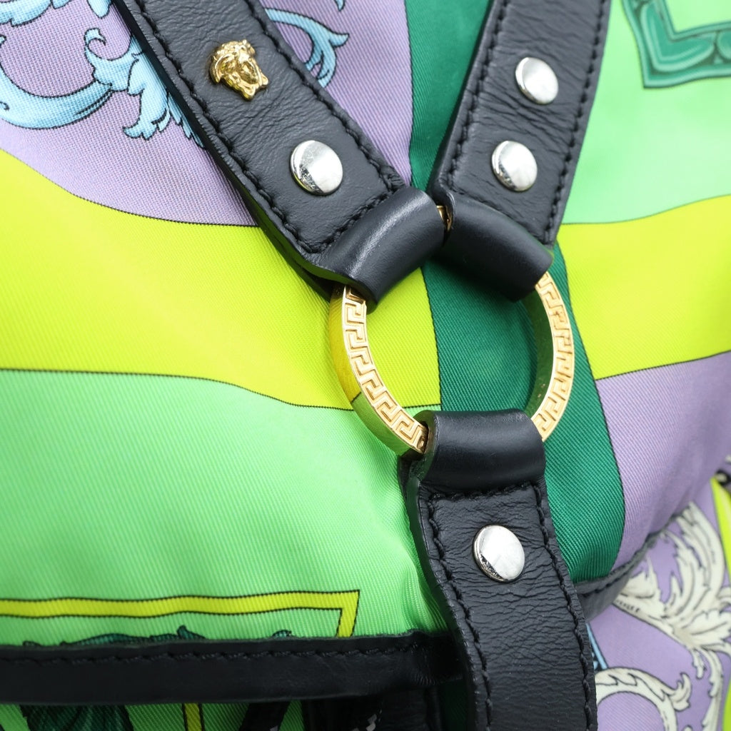 VERSACE(ヴェルサーチ) バロック柄 バックパック リュック マルチカラー DFZ8474