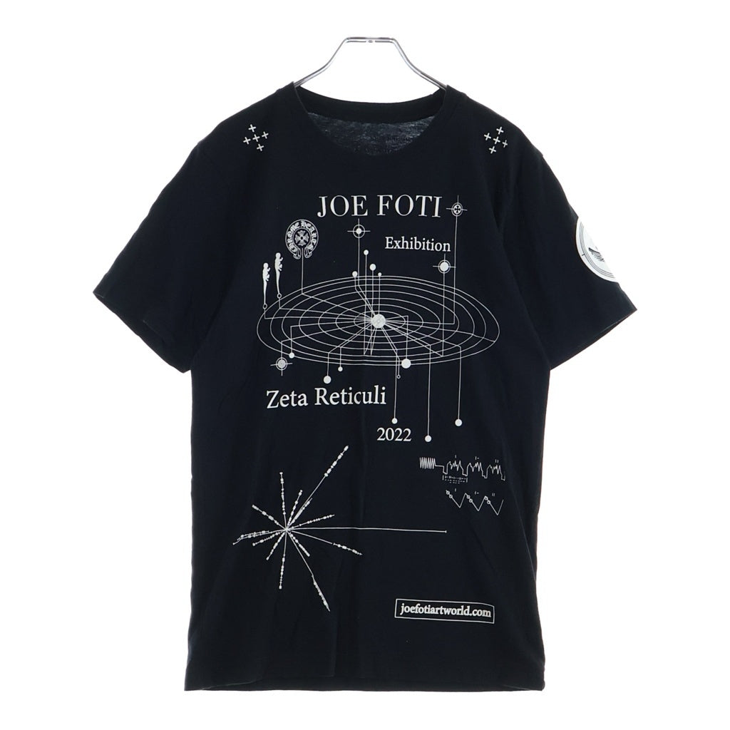 CHROME HEARTS(クロムハーツ) JOE FOTI LIMITED EXHIBITION GRAPHIC TEE ジョーフォティ リミテッド エキシビジョン スカルプリント 半袖Tシャツ カットソー ブラック