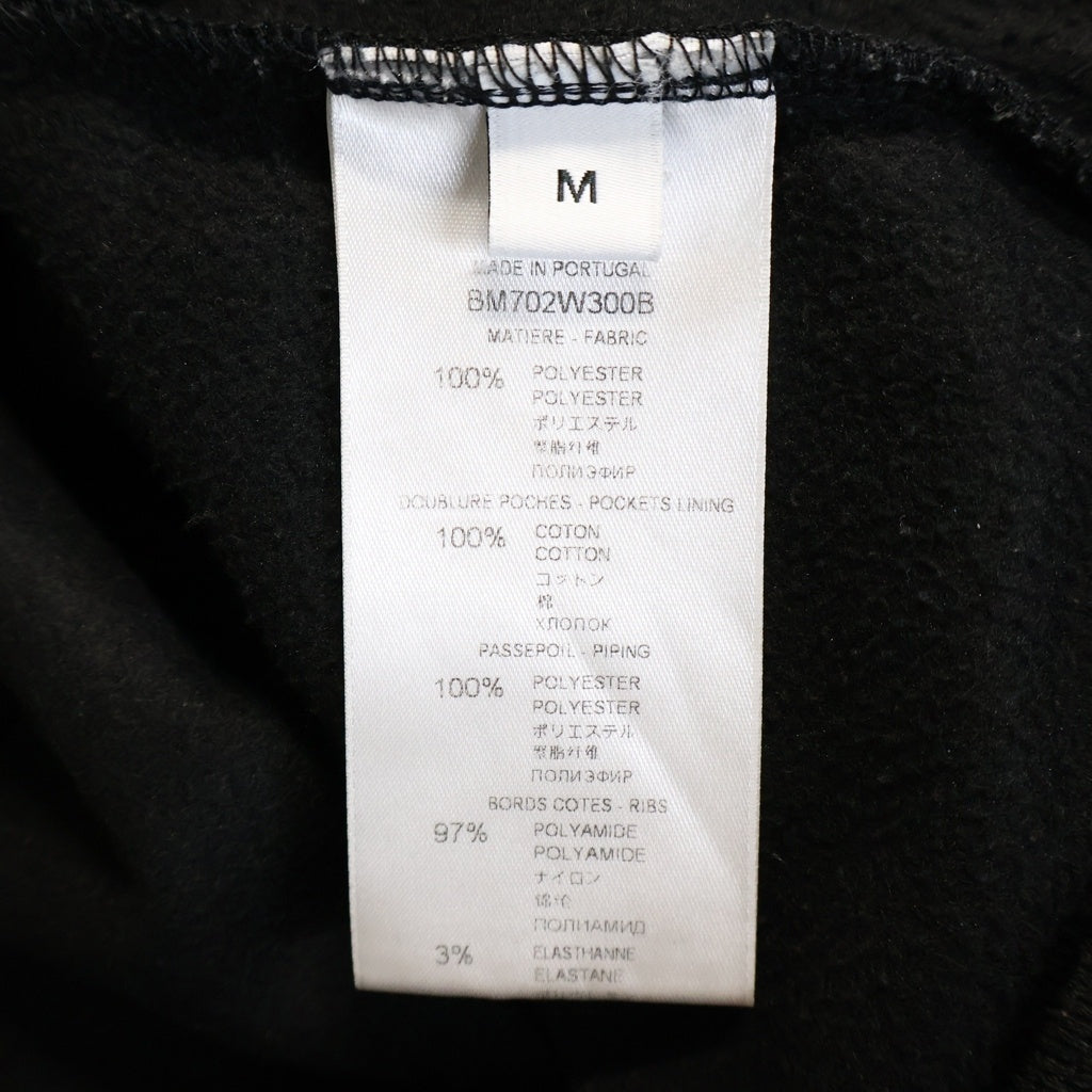 GIVENCHY(ジバンシィ) アームロゴデザイン ダブルポケット ジップアップ トラックジャケット ブラック BM702W300B