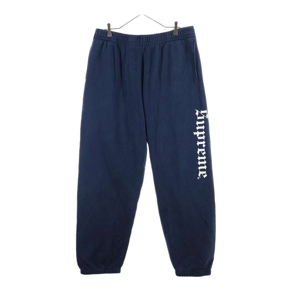 SUPREME(シュプリーム) 25AW Washed Old English Sweatpant ウォッシュド オールドイングリッシュ スウェットパンツ ネイビー