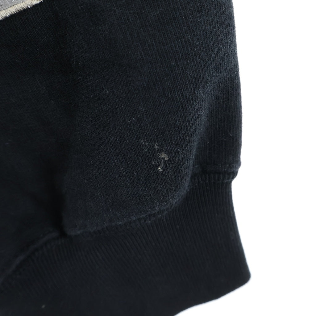 SUPREME(シュプリーム) 26SS Warrios Applique Zip Up Hooded Sweat Shirt ウォリアーズ アプリケ ジップアップ フーデッド スウェット パーカー ブラック