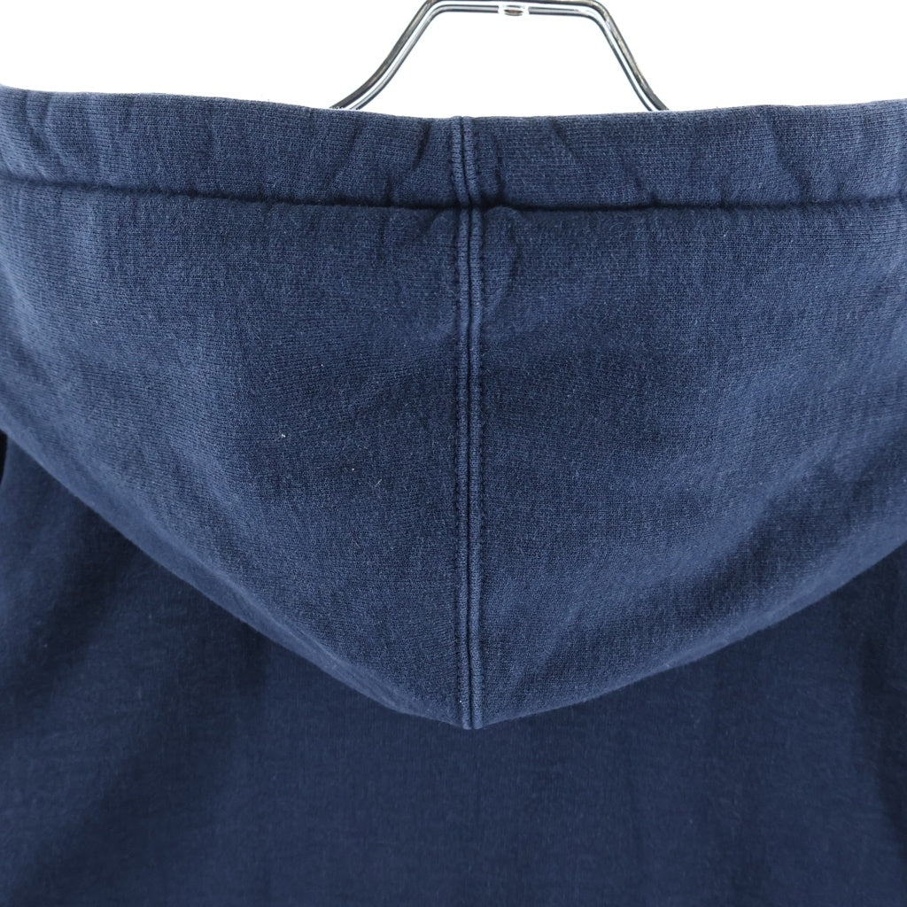 SUPREME(シュプリーム) 25AW Washed Old English Hooded Sweatshirt ウォッシュド オールドイングリッシュ フーデッドスウェットシャツ プルオーバーパーカー ネイビー