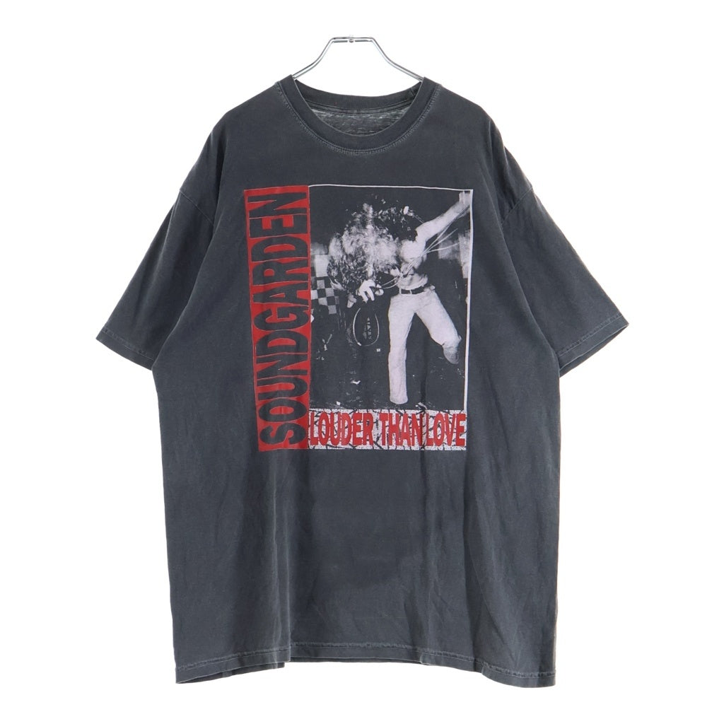 VINTAGE(ヴィンテージ) 90S VINTAGE Louder Than Love 両面プリント半袖Tシャツ カットソー ブラック