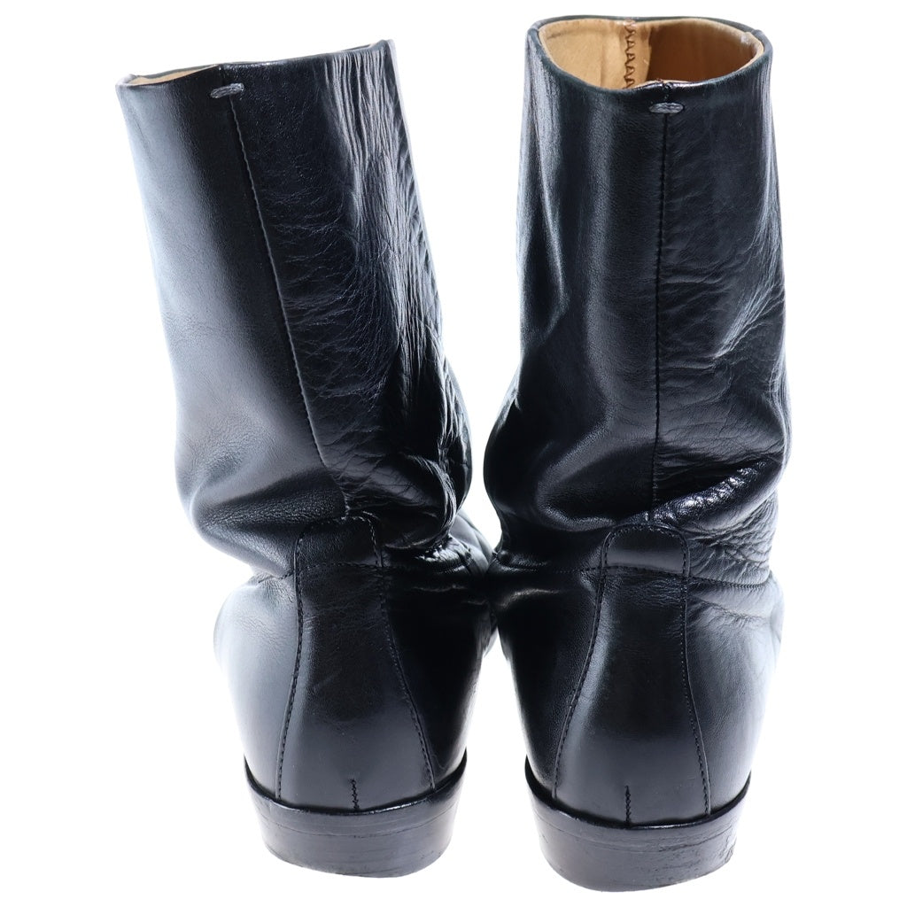 Maison Margiela(メゾンマルジェラ) 07AW Leather Boots レザーブーツ 本人期 ブラック