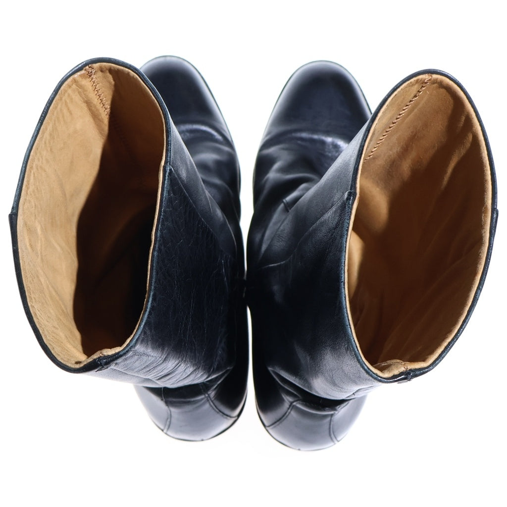 Maison Margiela(メゾンマルジェラ) 07AW Leather Boots レザーブーツ 本人期 ブラック