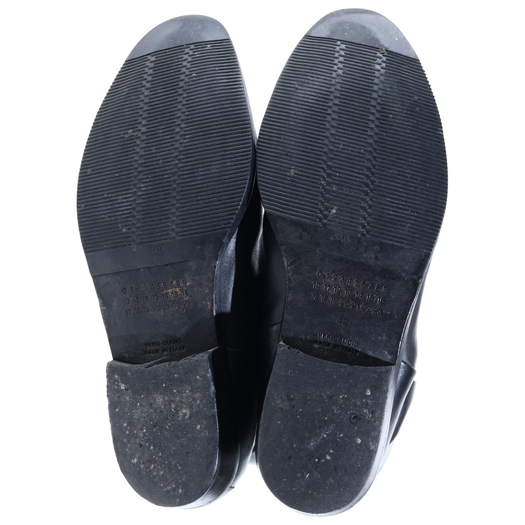 Maison Margiela(メゾンマルジェラ) 07AW Leather Boots レザーブーツ 本人期 ブラック