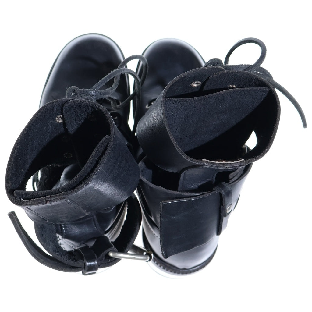 DIRK BIKKEMBERGS(ダークビッケンバーグ) Steel Heel Leather Boots スチール ヒール レザーブーツ ハイカット 本人期 ブラック