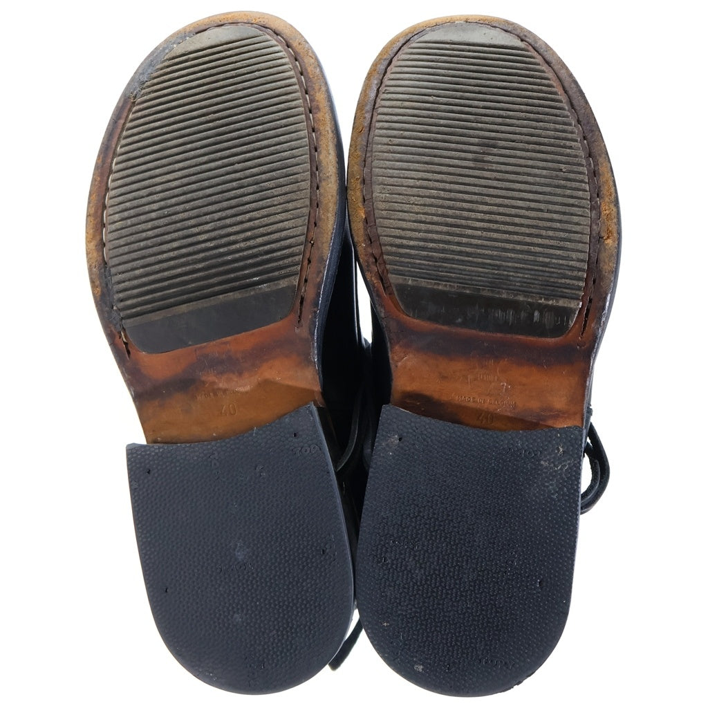 DIRK BIKKEMBERGS(ダークビッケンバーグ) Steel Heel Leather Boots スチール ヒール レザーブーツ ハイカット 本人期 ブラック