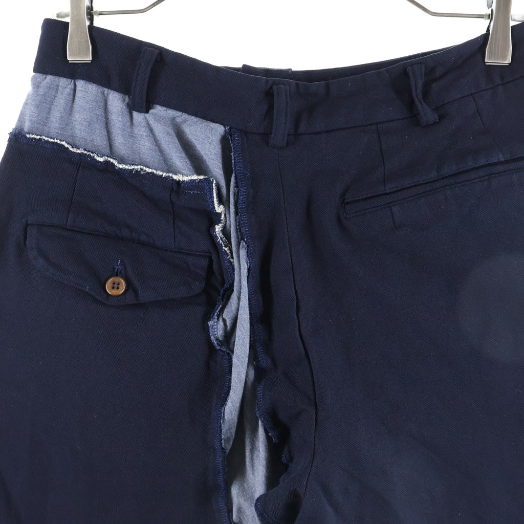 COMME des GARCONS(コムデギャルソン) 11SS ドッキングショートパンツ ネイビー GF-P054