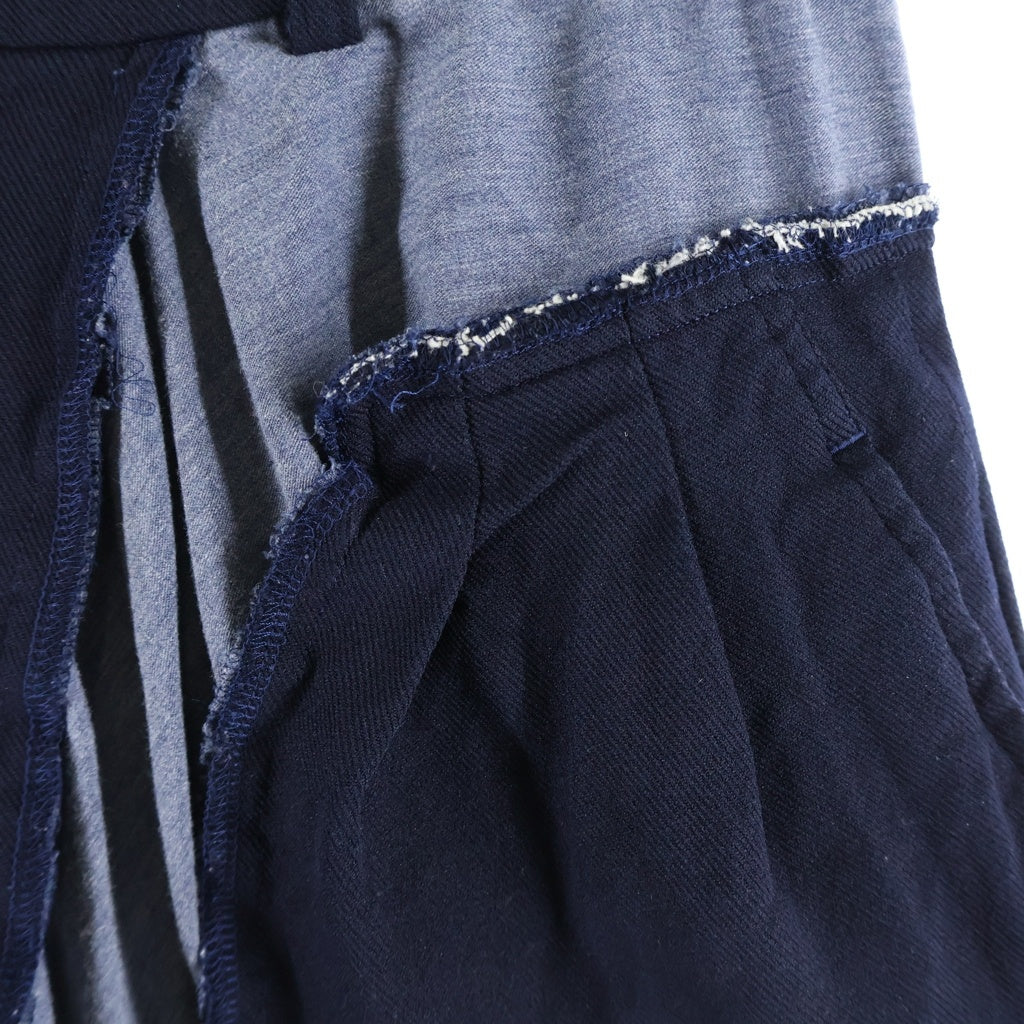 COMME des GARCONS(コムデギャルソン) 11SS ドッキングショートパンツ ネイビー GF-P054