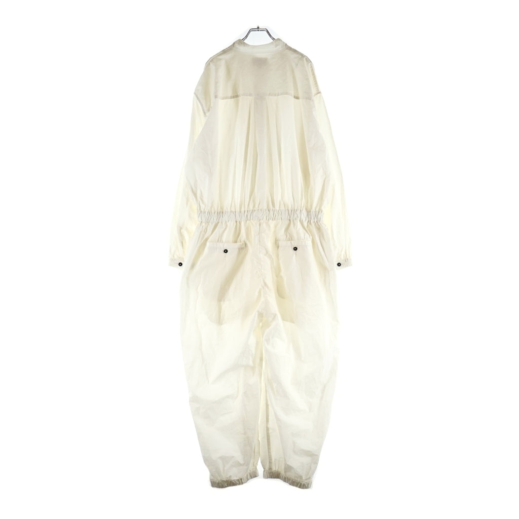 YOKO SAKAMOTO(ヨーコサカモト) JUMP SUIT ジャンプスーツ ツナギ オーバーオール コットン ホワイト レディース