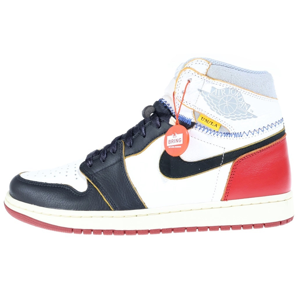 NIKE(ナイキ) ×UNION AIR JORDAN 1 RETRO HI NRG BV1300-106 ユニオン エアジョーダン1 ハイカットスニーカー レッド US10.5/28.5cm