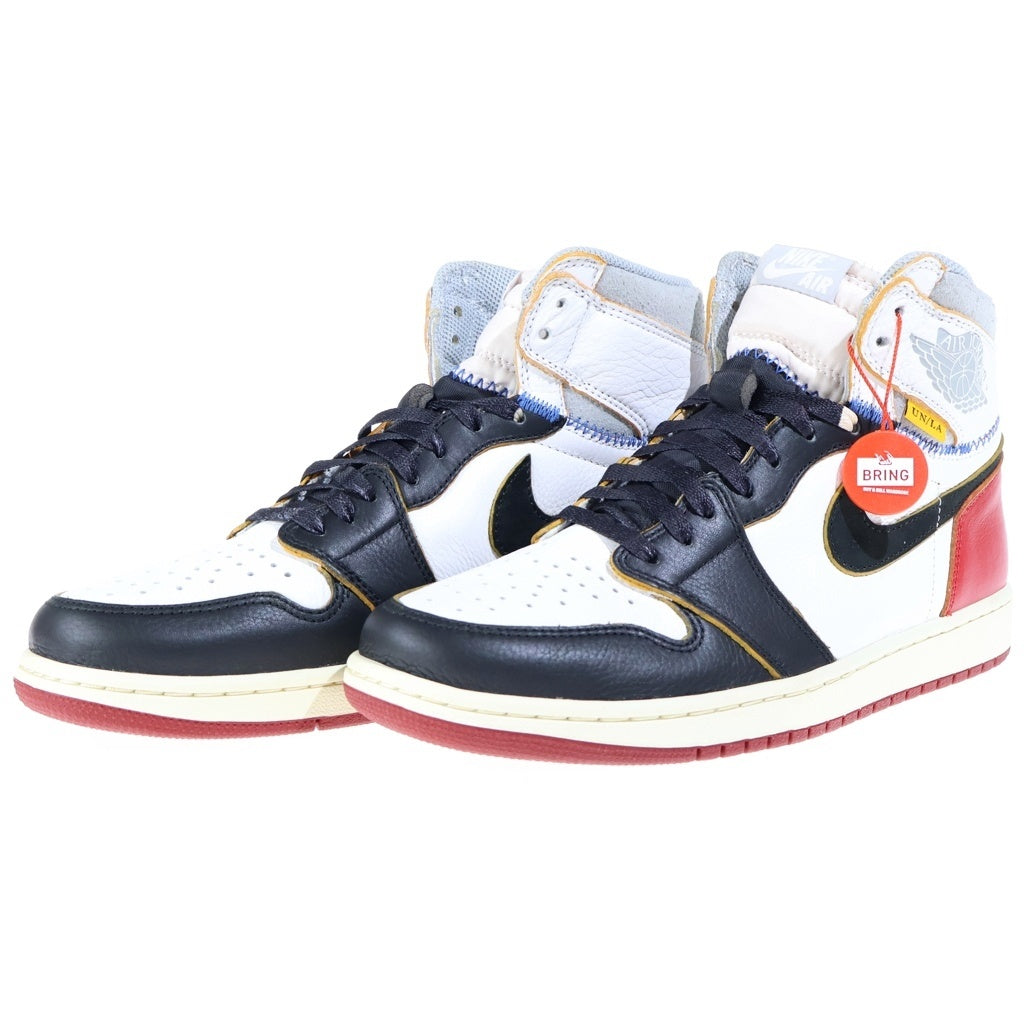 NIKE(ナイキ) ×UNION AIR JORDAN 1 RETRO HI NRG BV1300-106 ユニオン エアジョーダン1 ハイカットスニーカー レッド US10.5/28.5cm