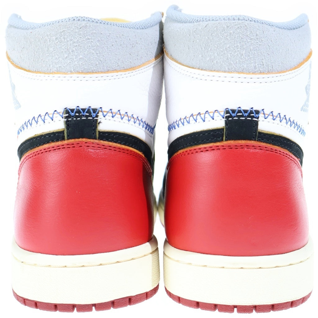 NIKE(ナイキ) ×UNION AIR JORDAN 1 RETRO HI NRG BV1300-106 ユニオン エアジョーダン1 ハイカットスニーカー レッド US10.5/28.5cm