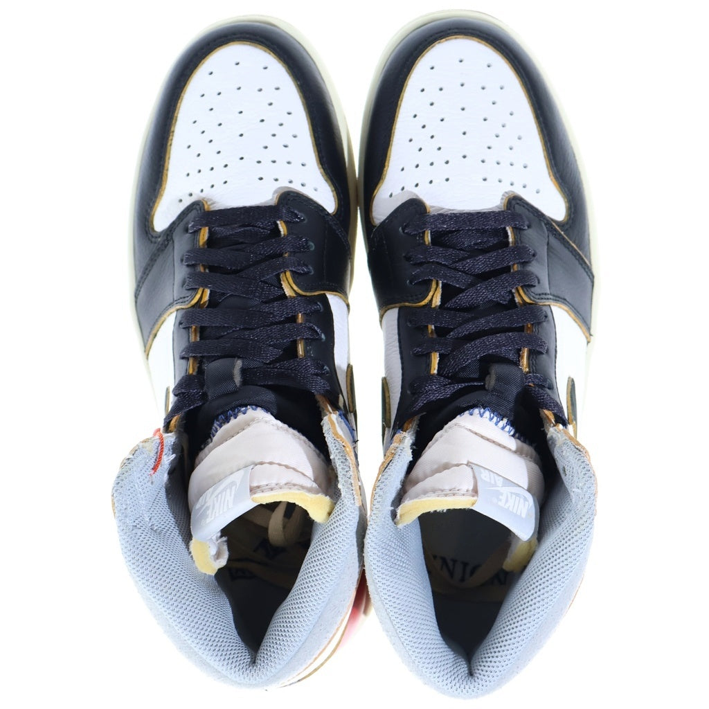NIKE(ナイキ) ×UNION AIR JORDAN 1 RETRO HI NRG BV1300-106 ユニオン エアジョーダン1 ハイカットスニーカー レッド US10.5/28.5cm