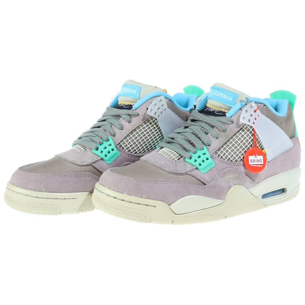 NIKE(ナイキ) ×UNION AIR JORDAN 4 TAUPE HAZE DJ5718-242 ユニオン エアジョーダン4 SP トープヘイズミッドカットスニーカー ブルー/グレー US10/28.0cm
