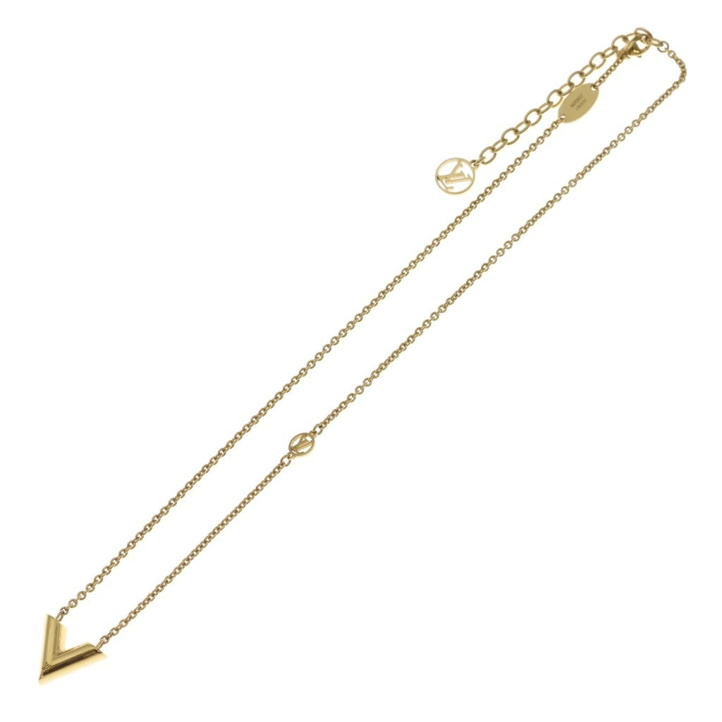LOUIS VUITTON(ルイヴィトン) エセンシャル V ネックレス ゴールド M00857 レディース