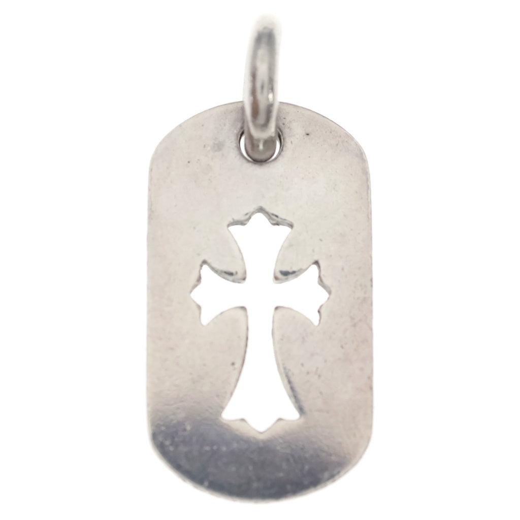 CHROME HEARTS(クロムハーツ) D TAG SML CO CRS カットアウトクロスドッグタグ スモール ペンダントトップ シルバー BCA242