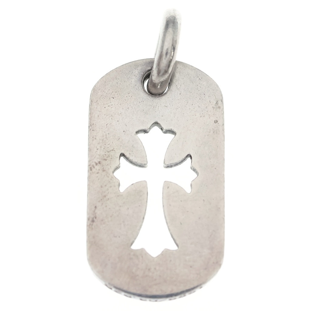 CHROME HEARTS(クロムハーツ) D TAG SML CO CRS カットアウトクロスドッグタグ スモール ペンダントトップ シルバー BCA242