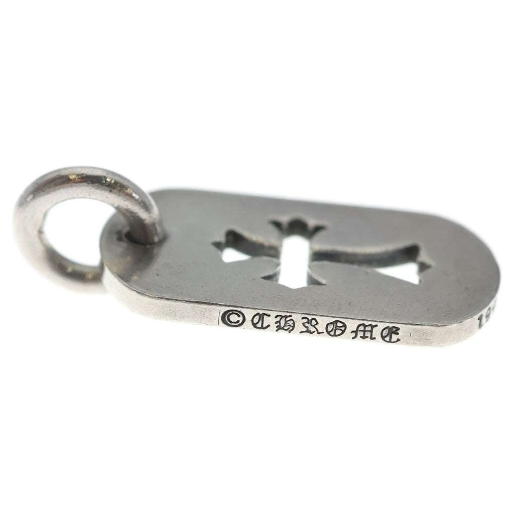 CHROME HEARTS(クロムハーツ) D TAG SML CO CRS カットアウトクロスドッグタグ スモール ペンダントトップ シルバー BCA242