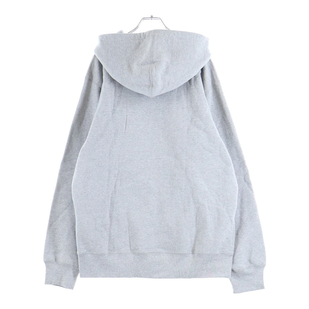 SUPREME(シュプリーム) Small Box Logo Zip Up Hooded Sweatshirt スモールボックスロゴ ジップアップパーカー フーディ グレー
