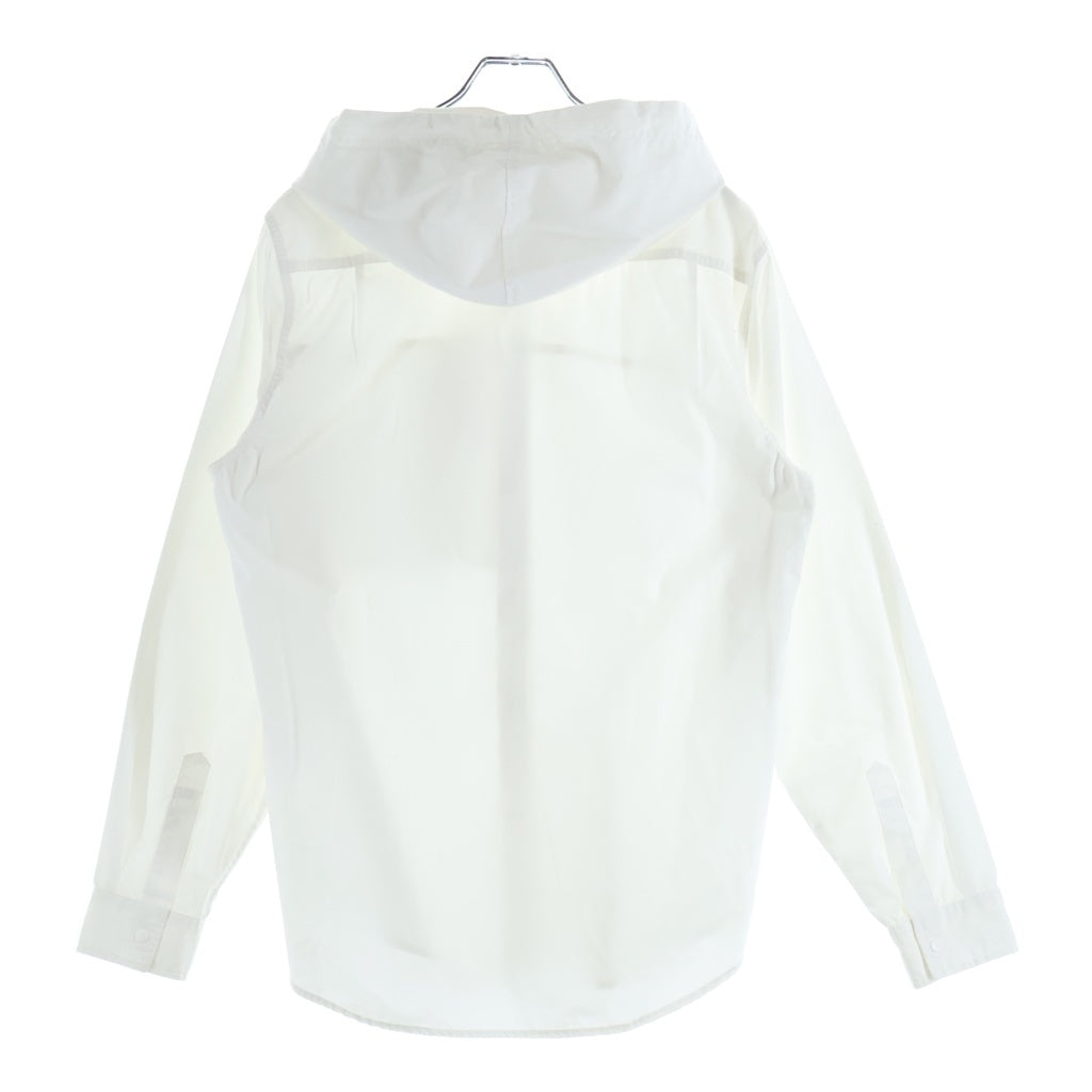SUPREME(シュプリーム) Hooded Snap Front Shirt シャツフーディー スナップボタン ホワイト