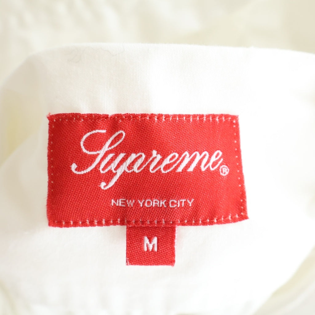 SUPREME(シュプリーム) Hooded Snap Front Shirt シャツフーディー スナップボタン ホワイト