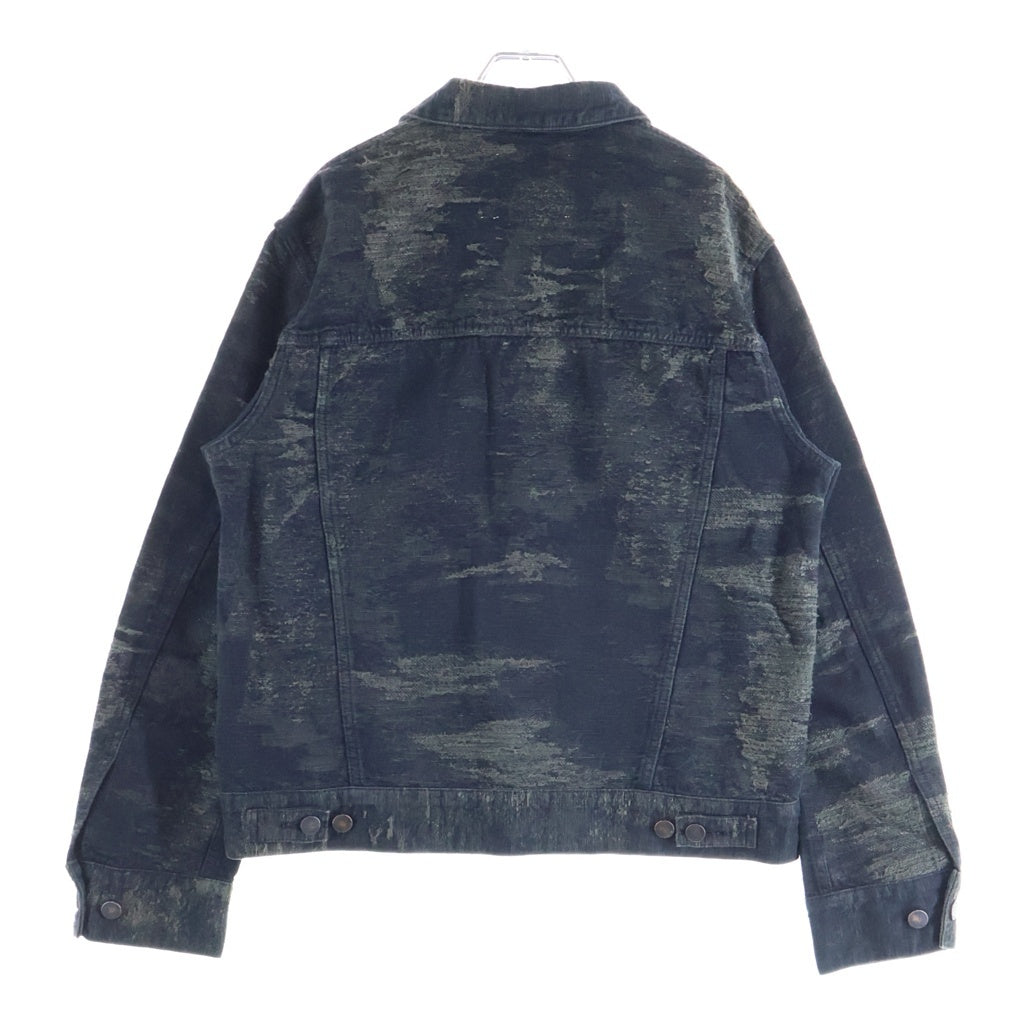TAAKK(ターク) 25SS 3RD TYPE DENIM JACKET サードタイプ ダメージ加工 デニムジャケット ブラック TA25SS-BL016