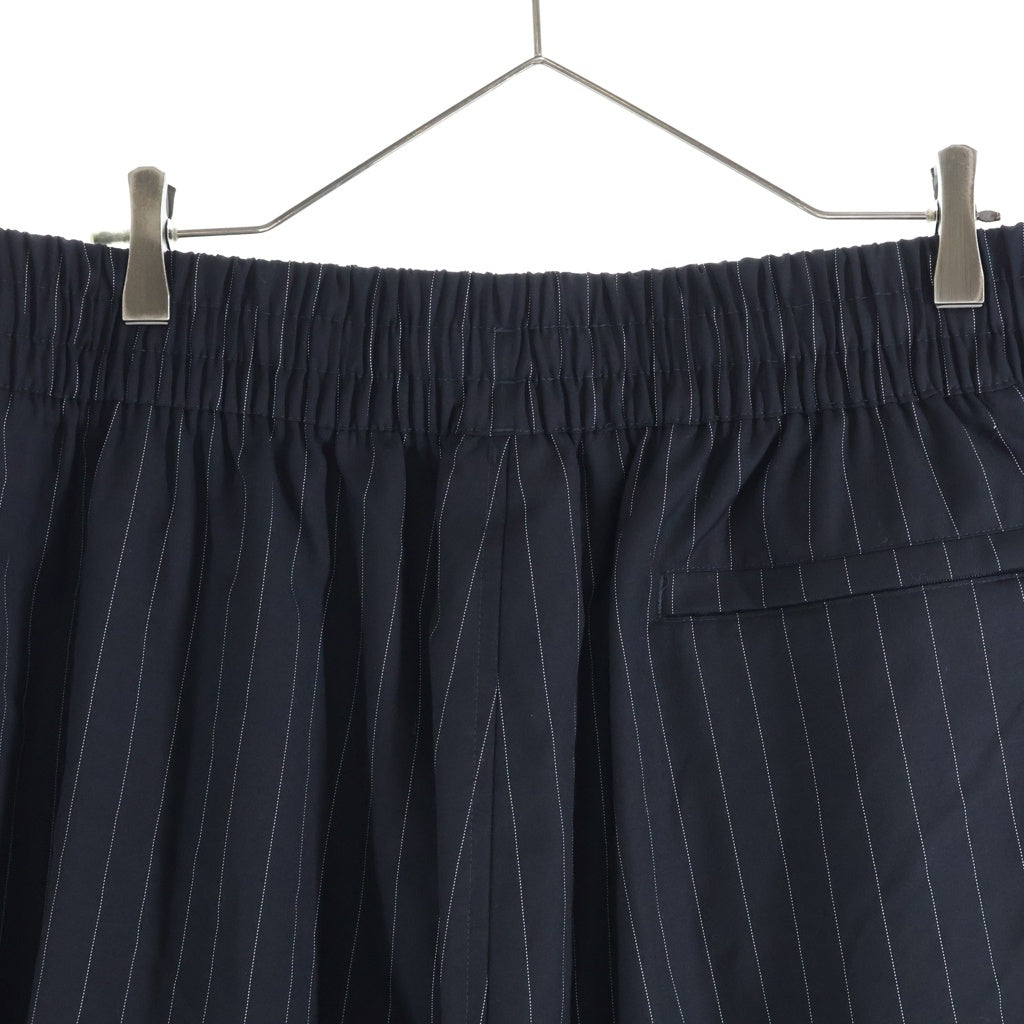 adidas(アディダス) × WILLY CHAVARRIA PINSTRIPE LONG SHORT ストライプショーツ パンツ ブラック KV2247