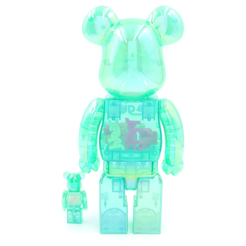 MEDICOM TOY(メディコムトイ) BE@RBRICK X-girl 400% 100% ベアブリック エックスガール フィギュア グリーン