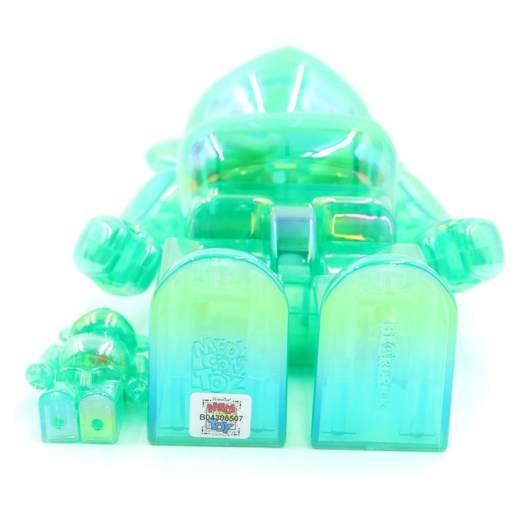 MEDICOM TOY(メディコムトイ) BE@RBRICK X-girl 400% 100% ベアブリック エックスガール フィギュア グリーン