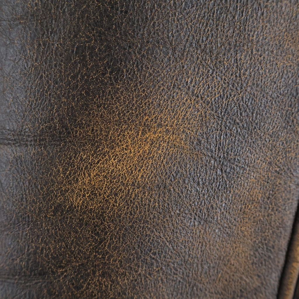 COACH(コーチ) Shearling Atiator Jacket シアリング アビエータージャケット ファー付き ブラウン/ブラック/ブルー 79056