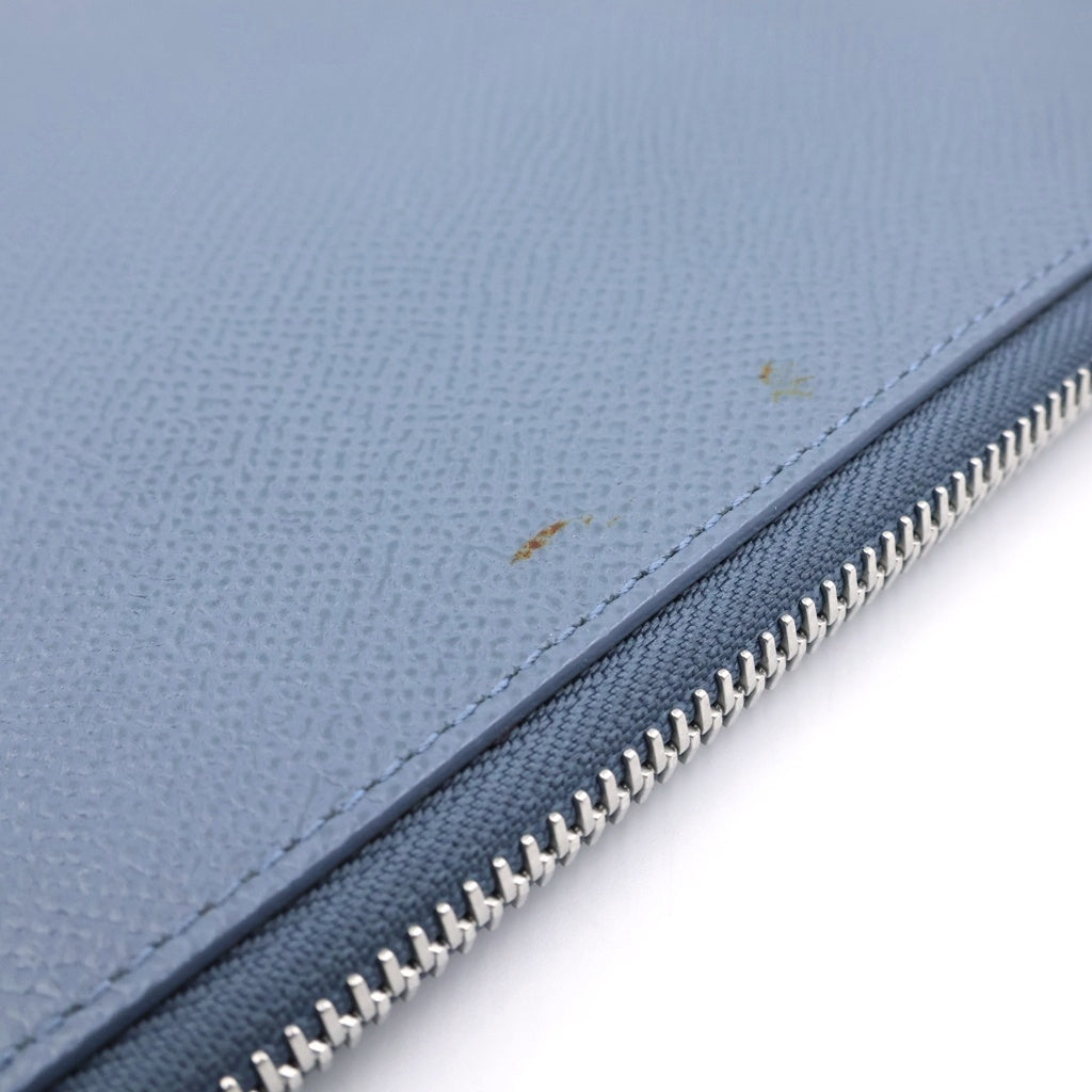 dunhill(ダンヒル) Clutch Bag クラッチバッグ セカンドバッグ フロントロゴ ブルー レディース