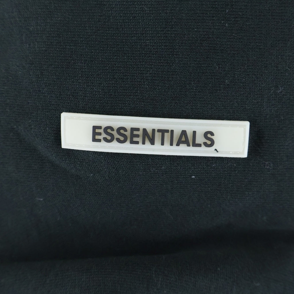 FEAR OF GOD ESSENTIALS(フィアオブゴッド エッセンシャルズ) LOS ANGELS LOGO スウェット プルオーバーパーカー フーディー ブラック