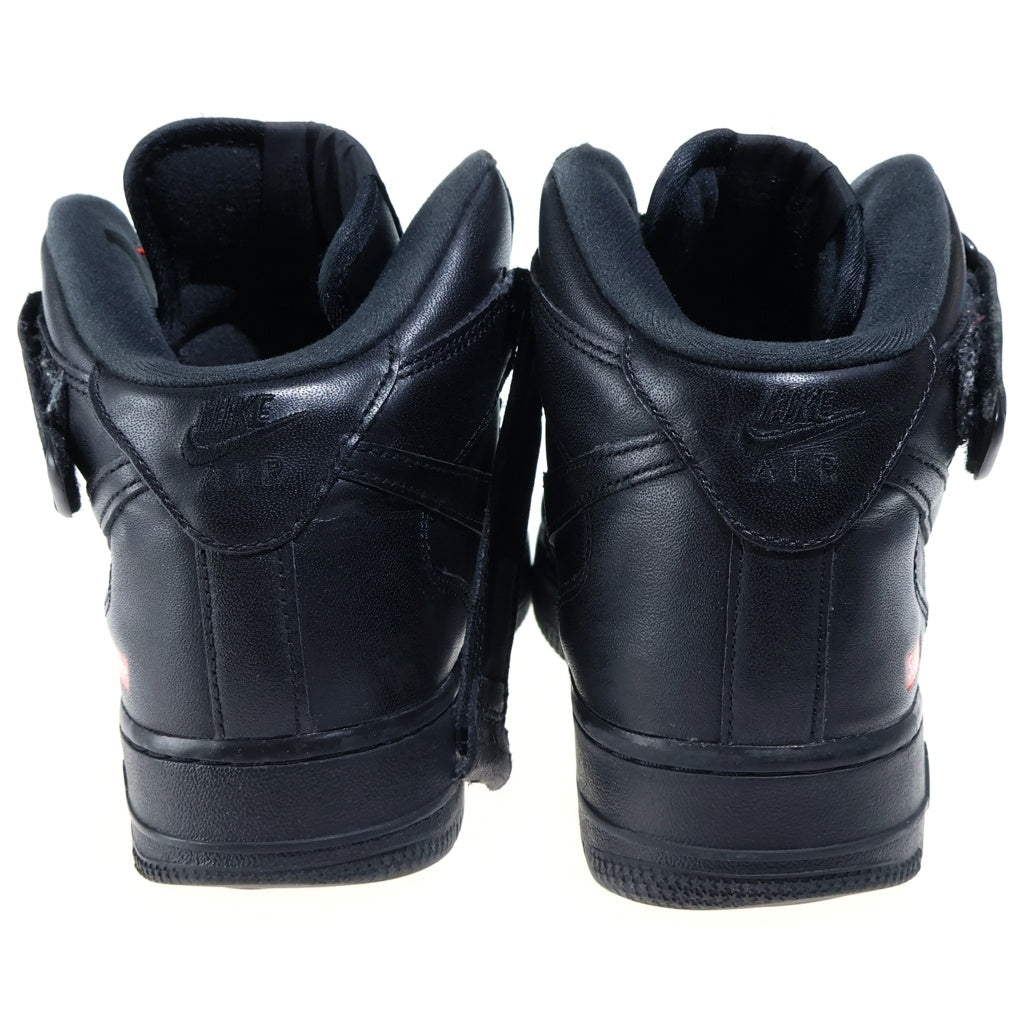 NIKE(ナイキ) ×SUPREME AIR FORCE 1 MID BLACK シュプリーム エアフォース1 ミッドカットスニーカー ブラック US8/26cm FZ8784-001