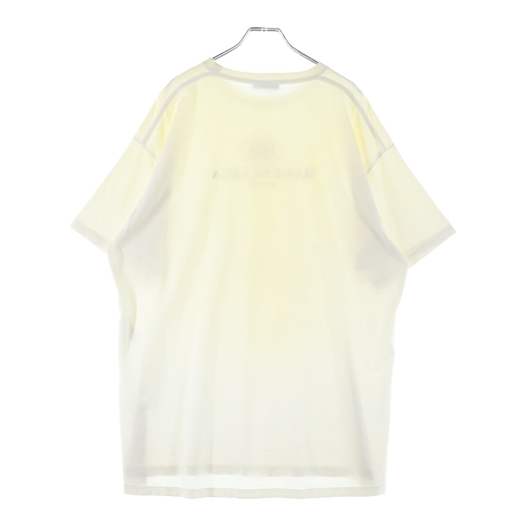BALENCIAGA(バレンシアガ) 18SS BB MODE CREWNECK TEE BBロゴ プリント半袖Tシャツ カットソー ホワイト 492258 TYK23