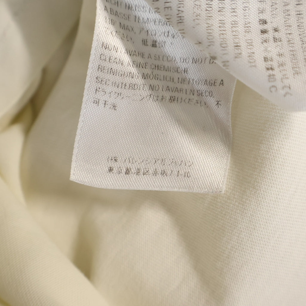 BALENCIAGA(バレンシアガ) 18SS BB MODE CREWNECK TEE BBロゴ プリント半袖Tシャツ カットソー ホワイト 492258 TYK23