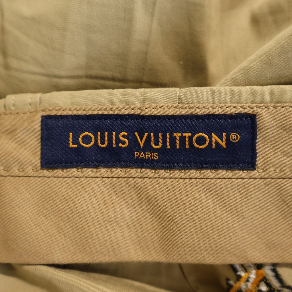 LOUIS VUITTON(ルイヴィトン) 23AW LVエンブロイダリー ロゴ刺繍 チノパンツ ベージュ RM232Q ZS7 HPP40W