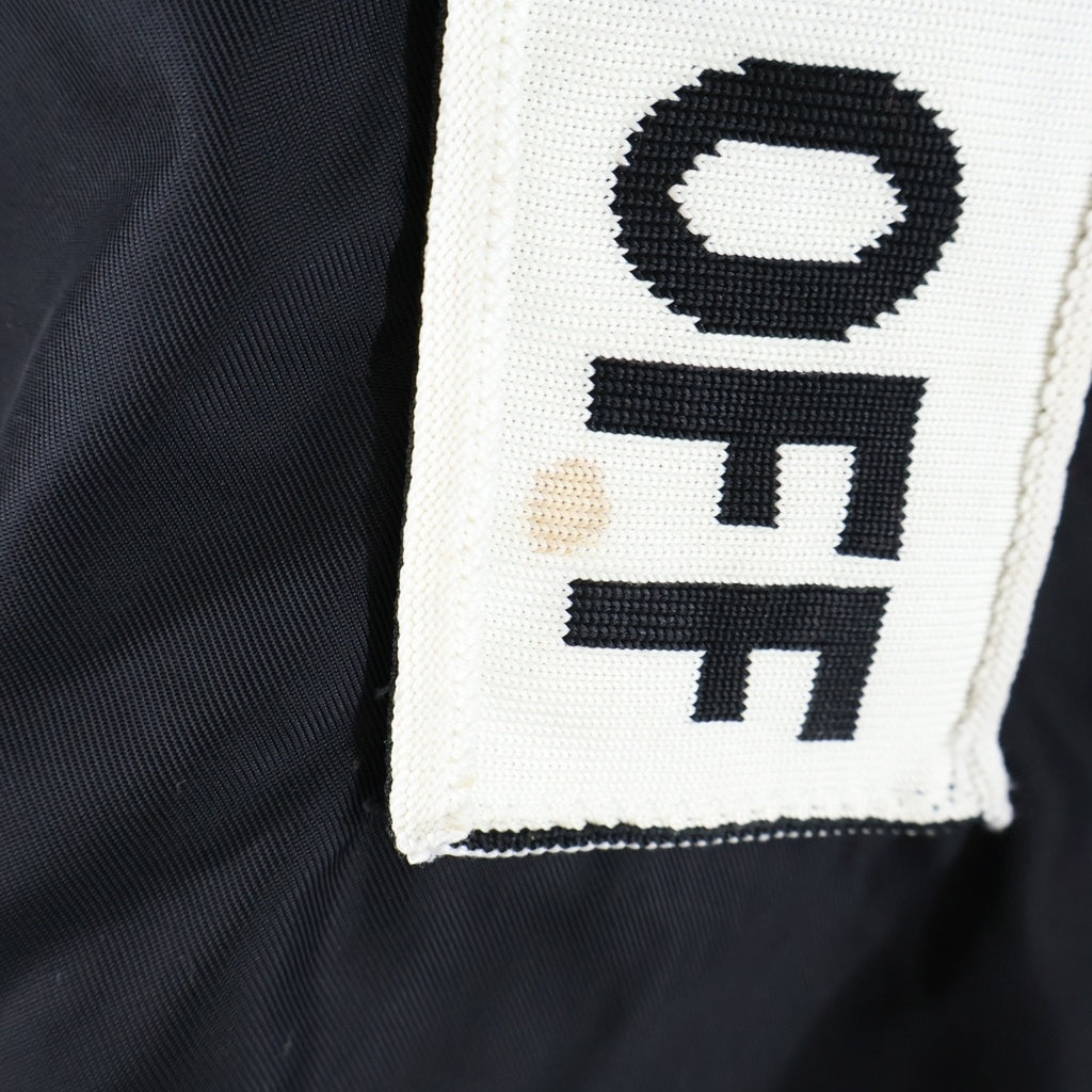 OFF-WHITE(オフホワイト) CUT YOU ME OFF ナイロン アノラックパーカー ジャケット ブラック