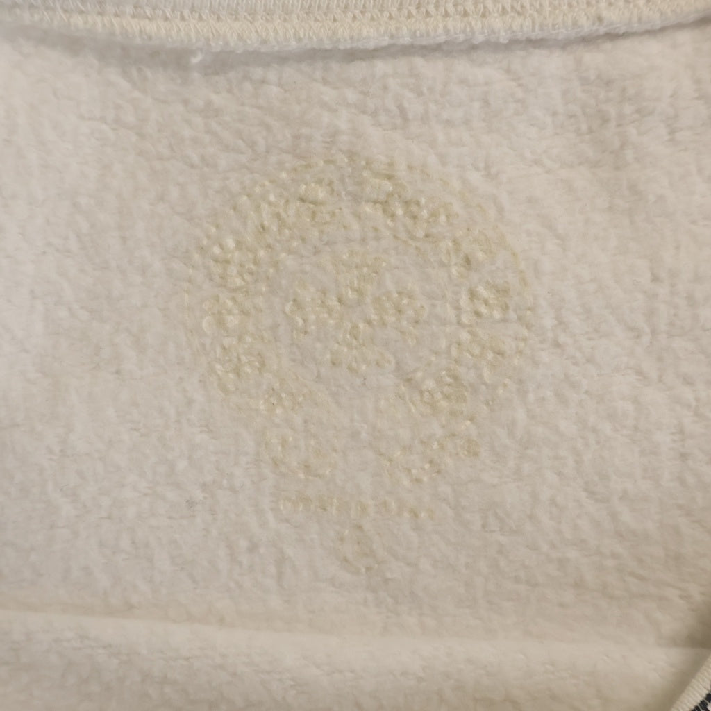 CHROME HEARTS(クロムハーツ) NECK LOGO CREWNECK SWEATSHIRT ネックロゴ クルーネックトレーナー スウェット ホワイト