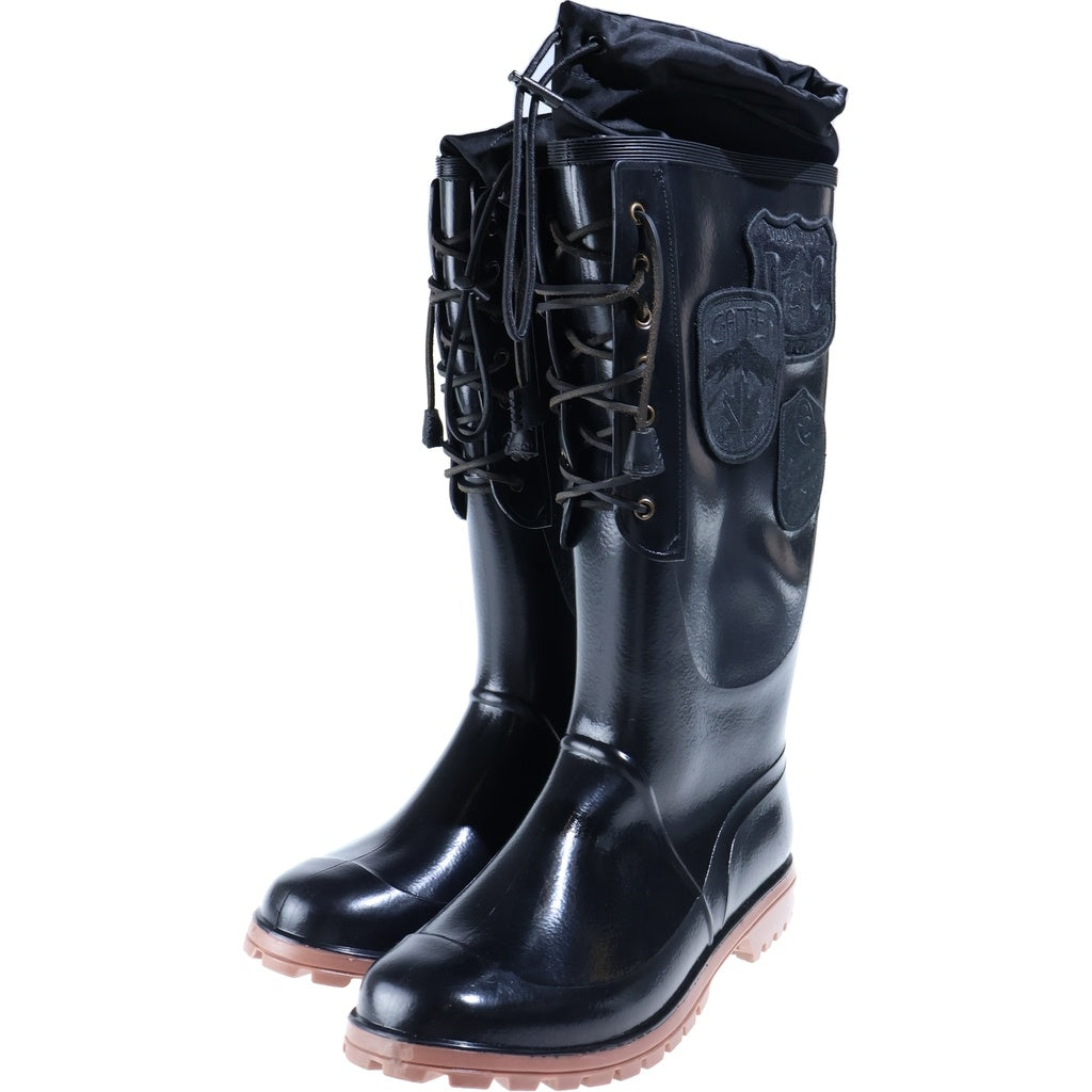 DSQUARED2(ディースクエアード) Rain Boots レインブーツ ロングブーツ ラバー パッチワーク ブラック RBM0001 17204289 2124